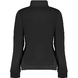 Black Cotton Women's Sweatshirt