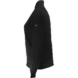 Black Cotton Women's Sweatshirt