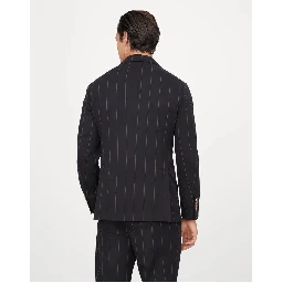 Bicolor Wool Blazer