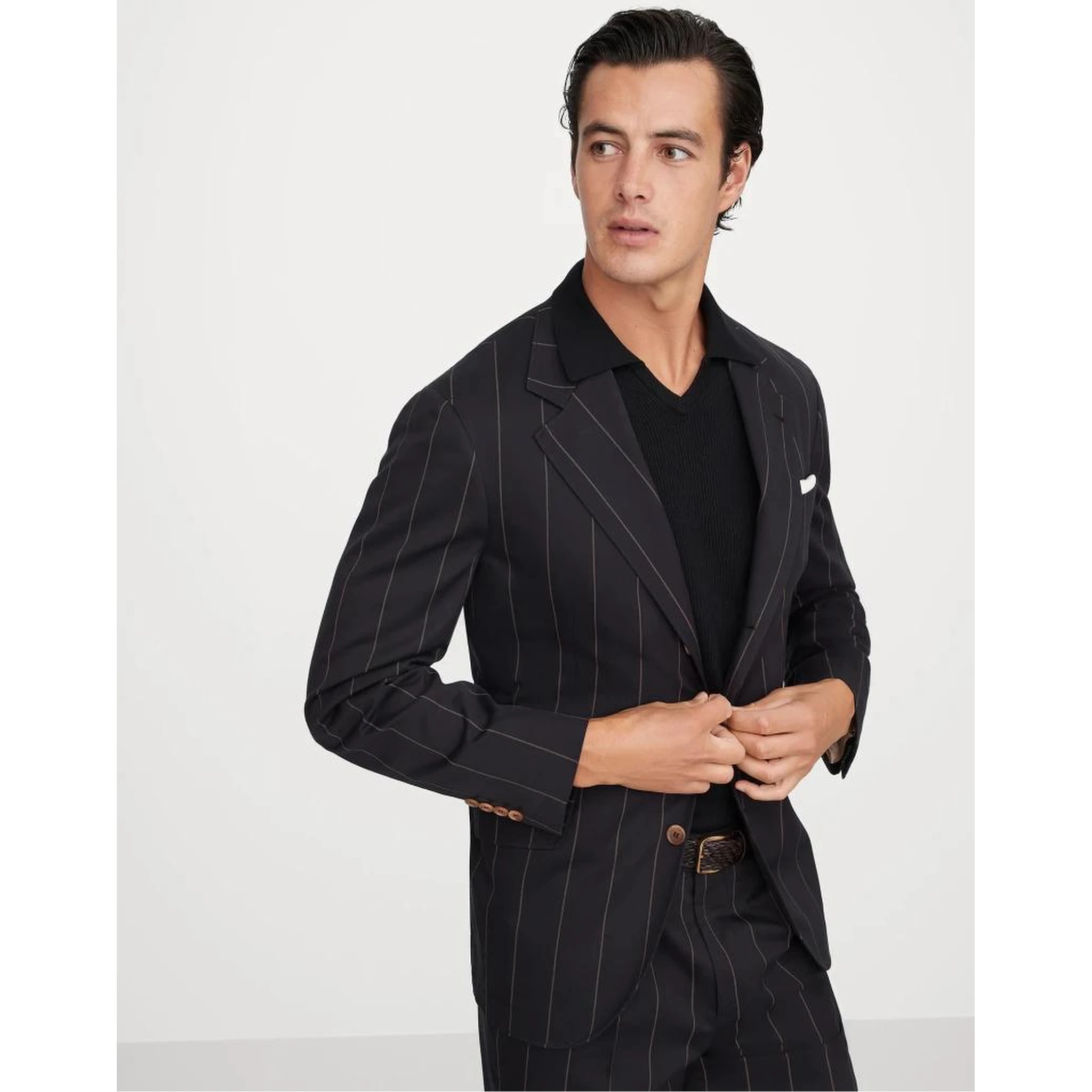 Bicolor Wool Blazer