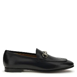 Black Calf Leather Bos Taurus Slip-On Loafers