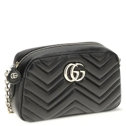 Black Calf Leather Bos Taurus Handbag