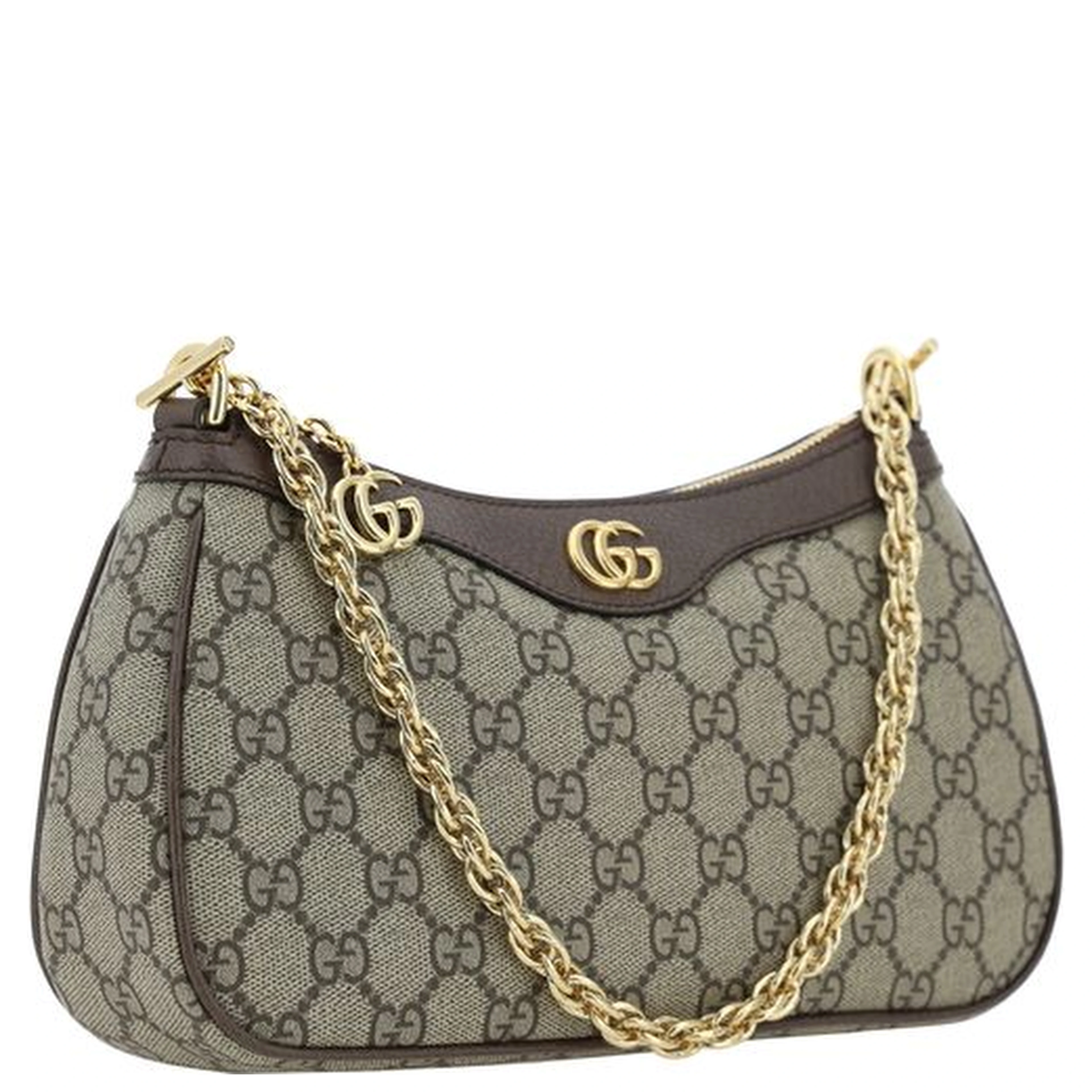 Brown Cotton Shoulder Bag