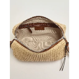 PINKO BAULETTO TRITTICO RAFIA handbag