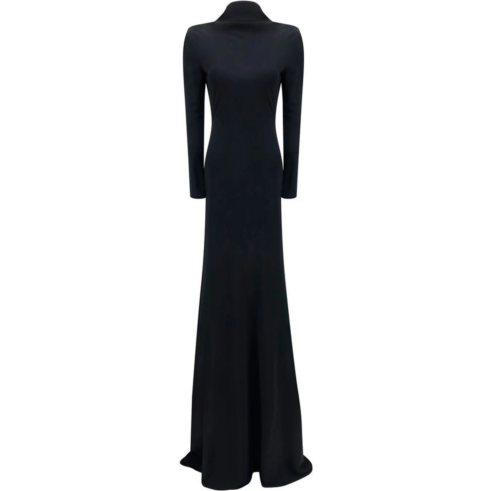 Black Viscose Cocktail Dress