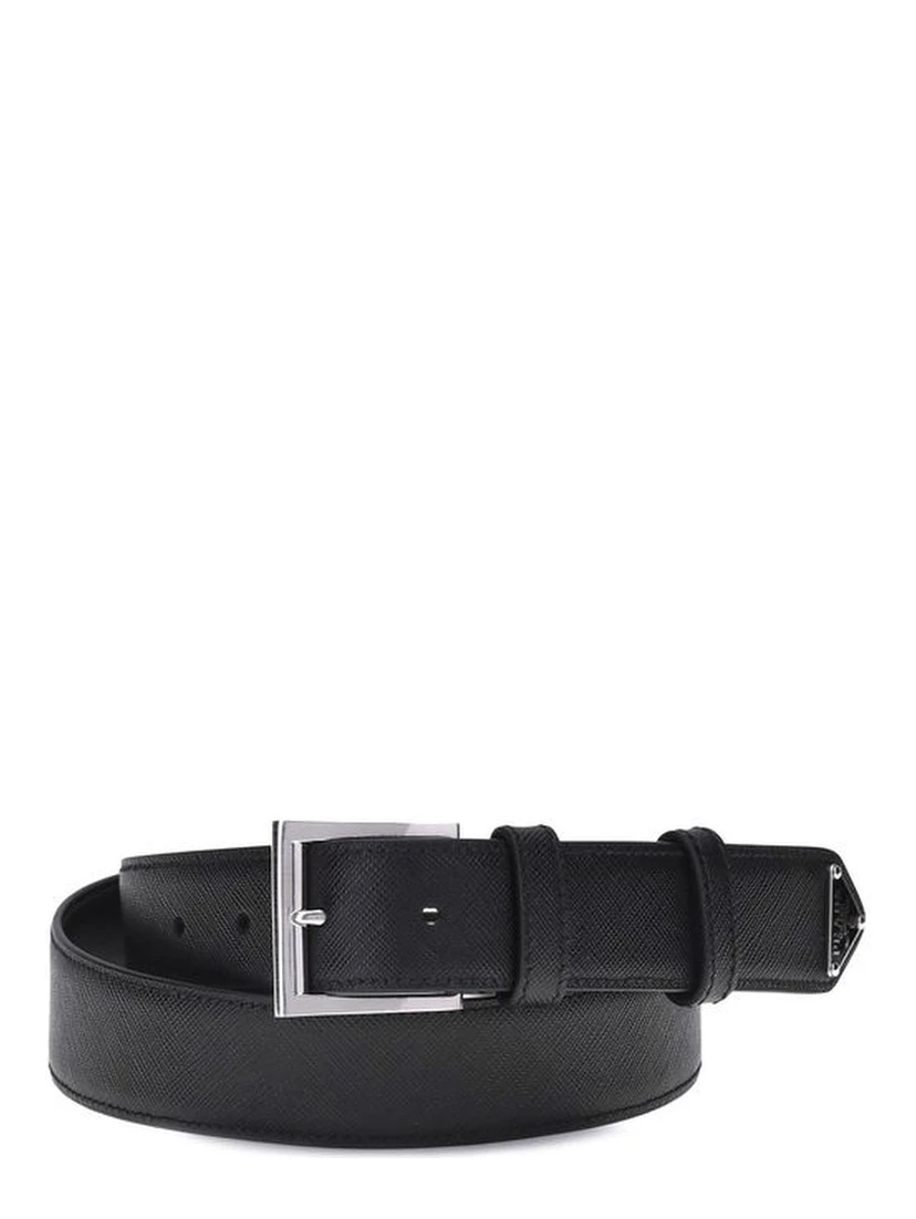 Black Calf Leather Bos Taurus Regular Belt