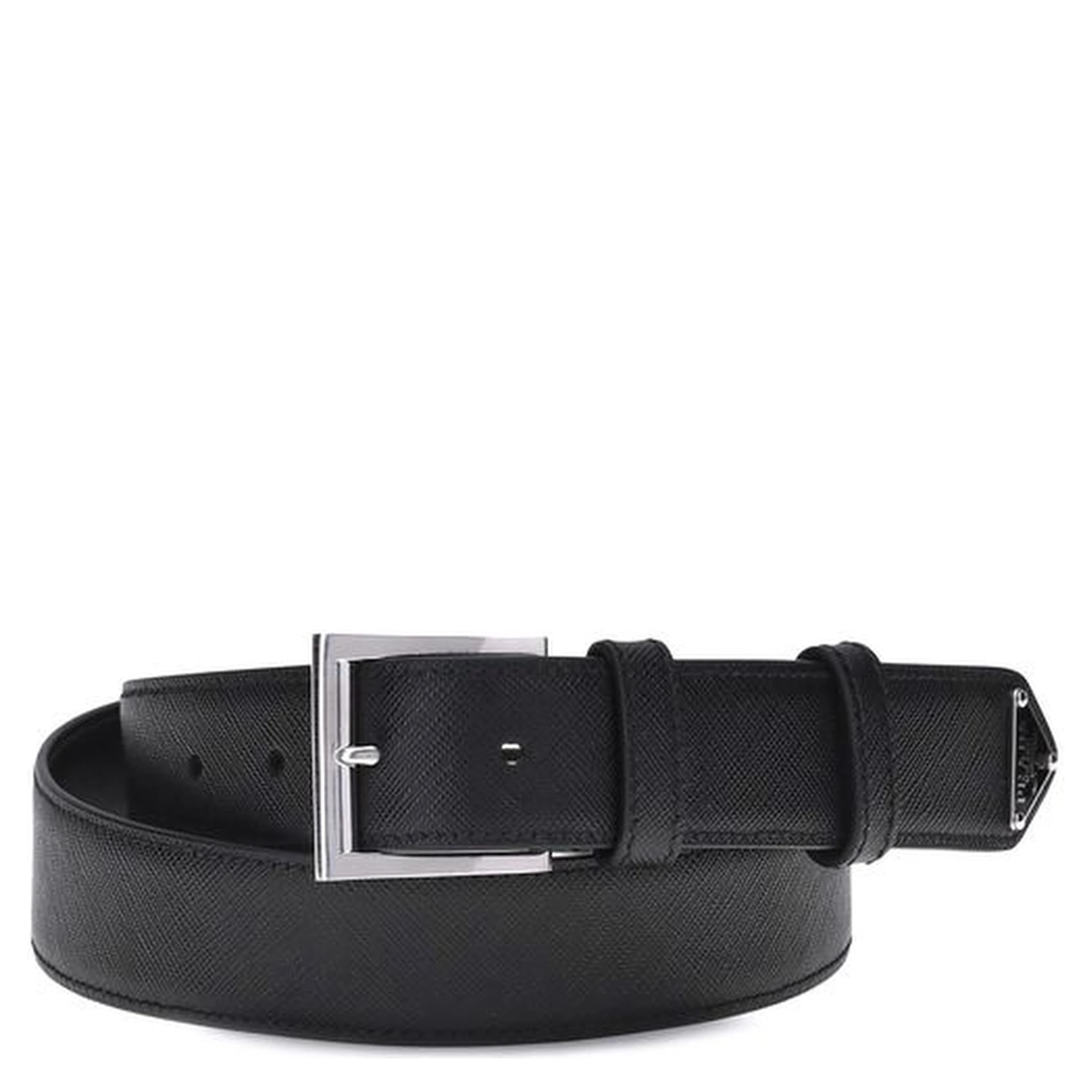 Black Calf Leather Bos Taurus Regular Belt