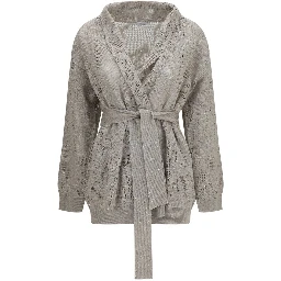Beige Linen Cardigan