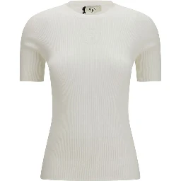 White Cotton Sweatshirt