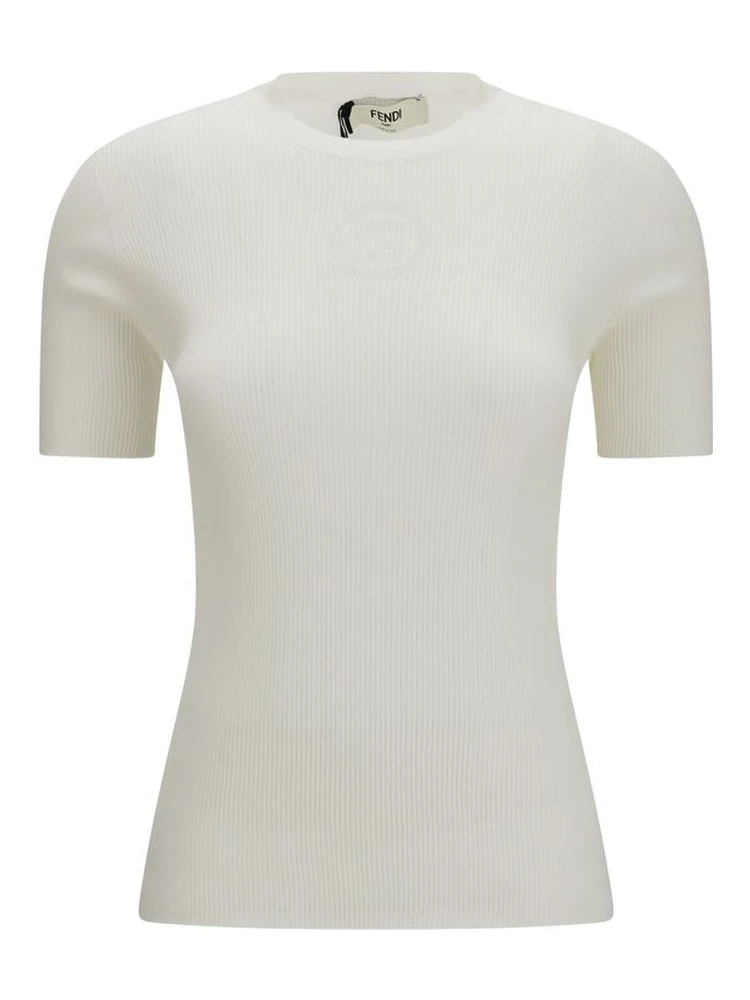 White Cotton Sweatshirt