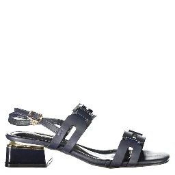 Blue Polyethylene Flat Sandals
