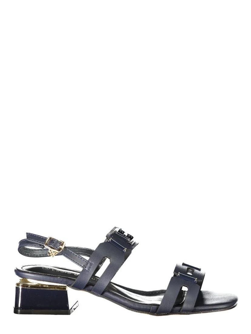 Blue Polyethylene Flat Sandals