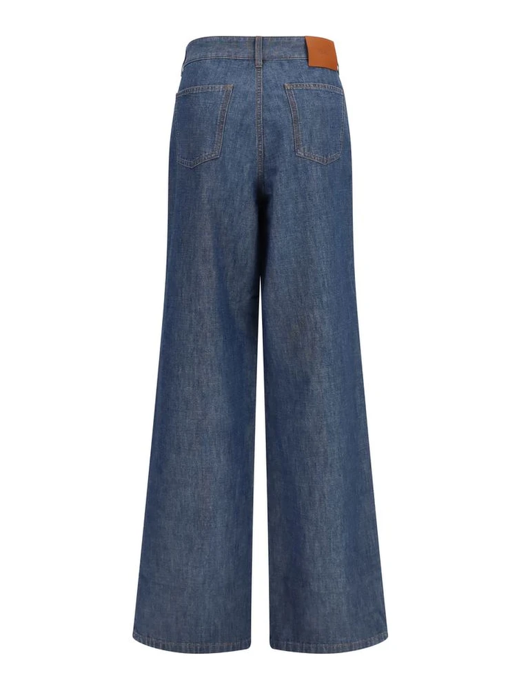 Blue Cotton Jeans Denim alternative