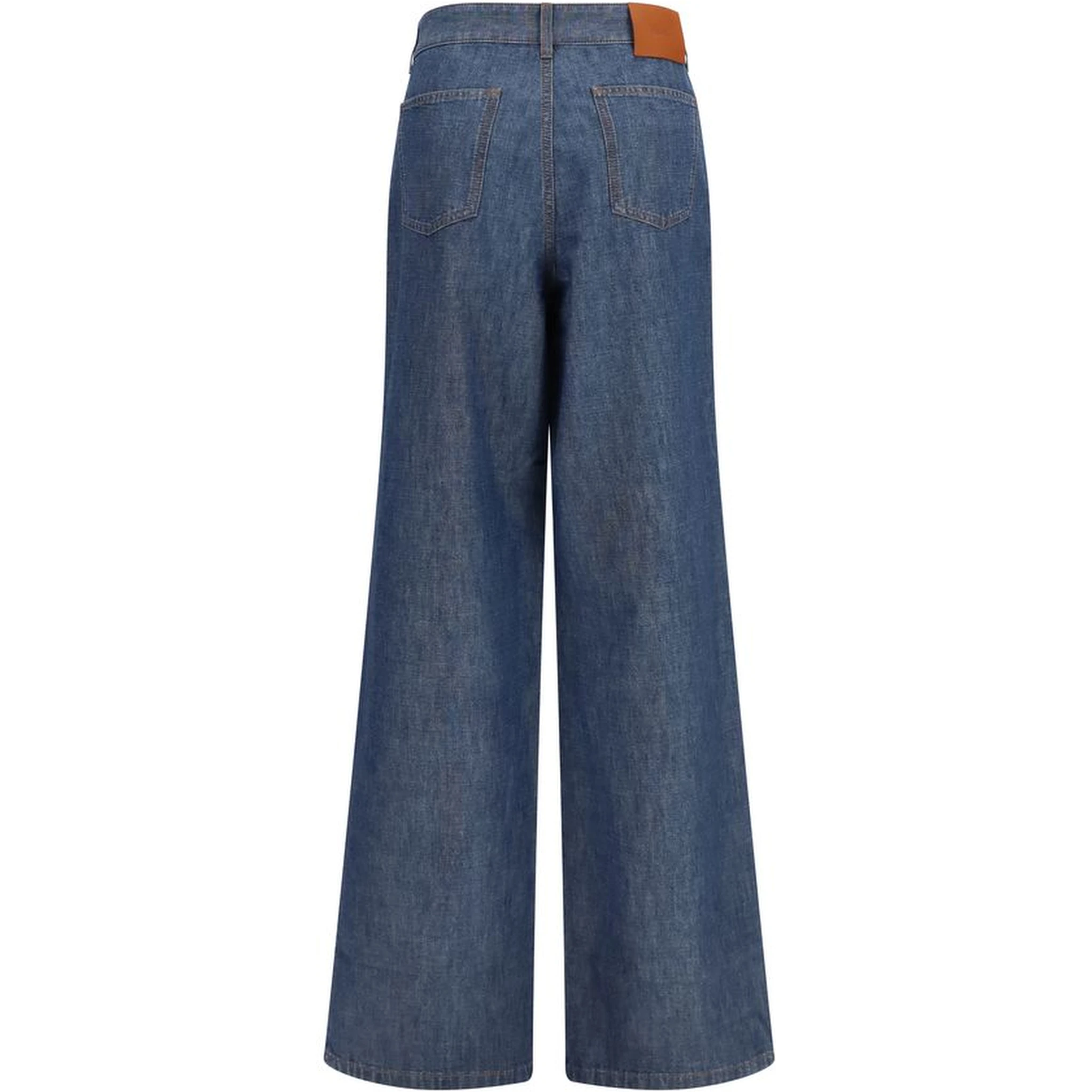 Blue Cotton Jeans Denim