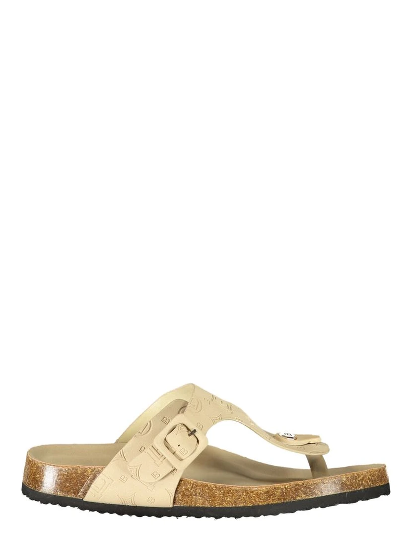 Beige Polyethylene Flip-Flop Sandals