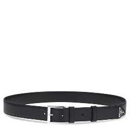 Black Calf Leather Bos Taurus Regular Belt