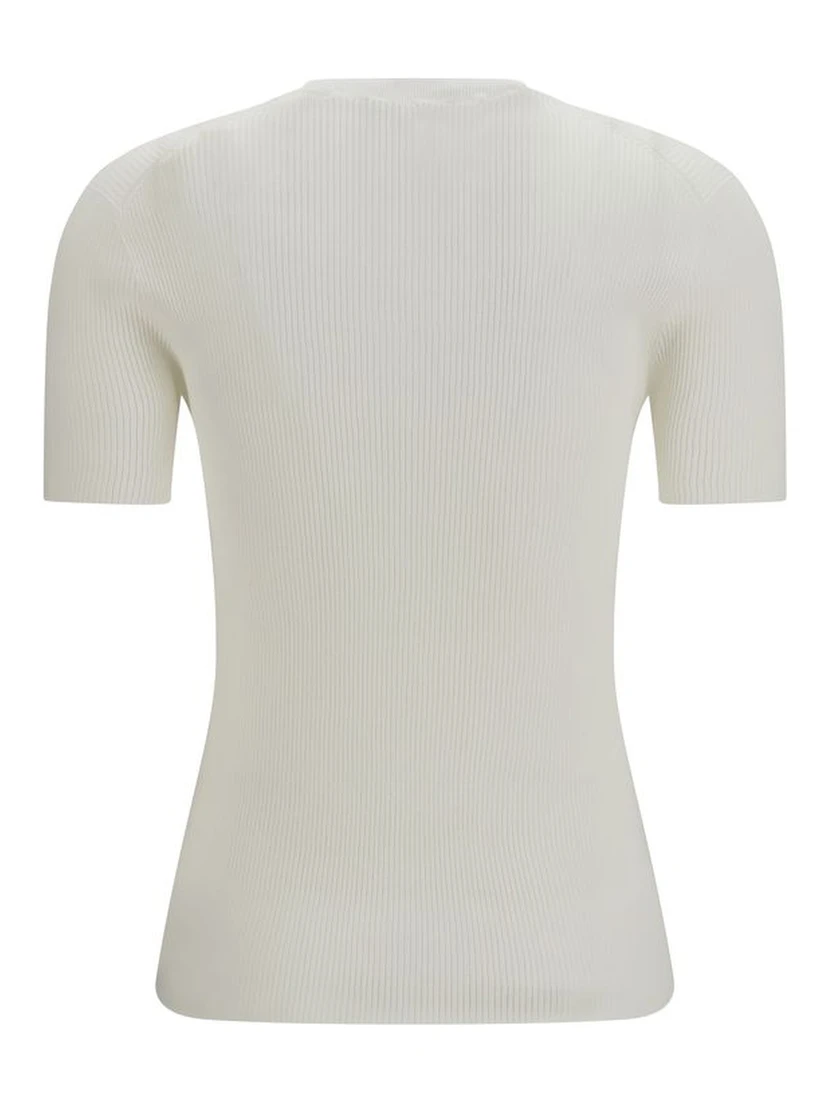 White Cotton Sweatshirt
