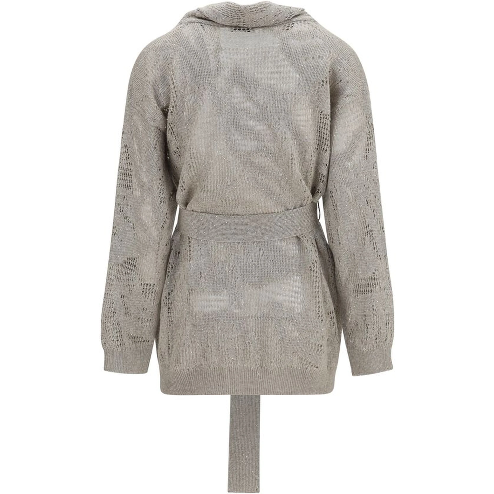 Beige Linen Cardigan