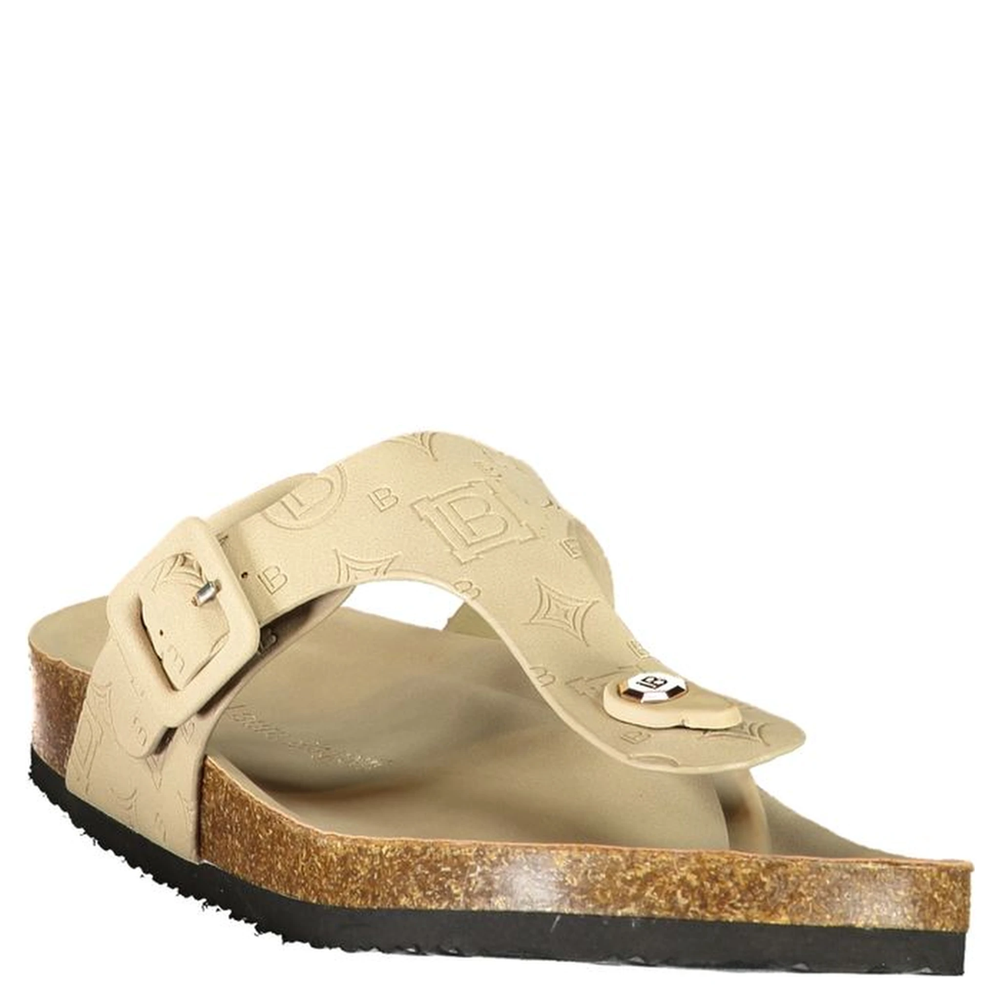 Beige Polyethylene Flip-Flop Sandals