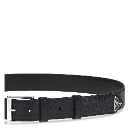 Black Calf Leather Bos Taurus Regular Belt