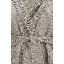 Beige Linen Cardigan