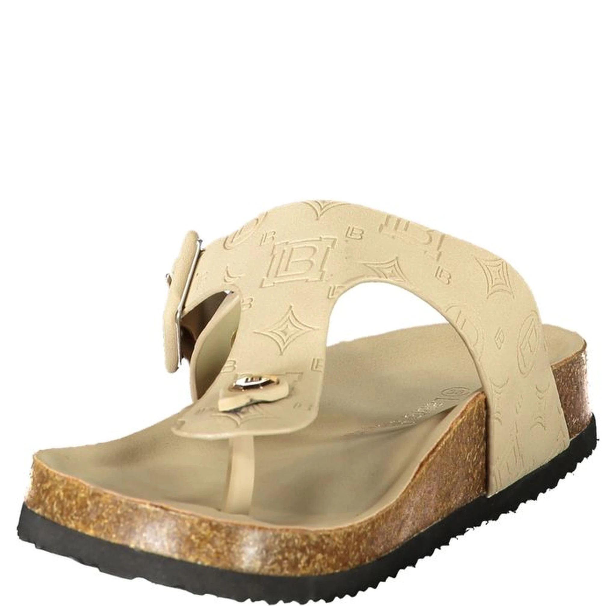 Beige Polyethylene Flip-Flop Sandals