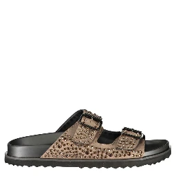 Brown Polyurethane Women's Slipper