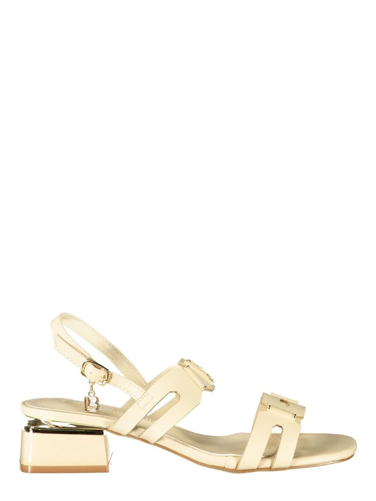 Beige Polyethylene Flat Sandals