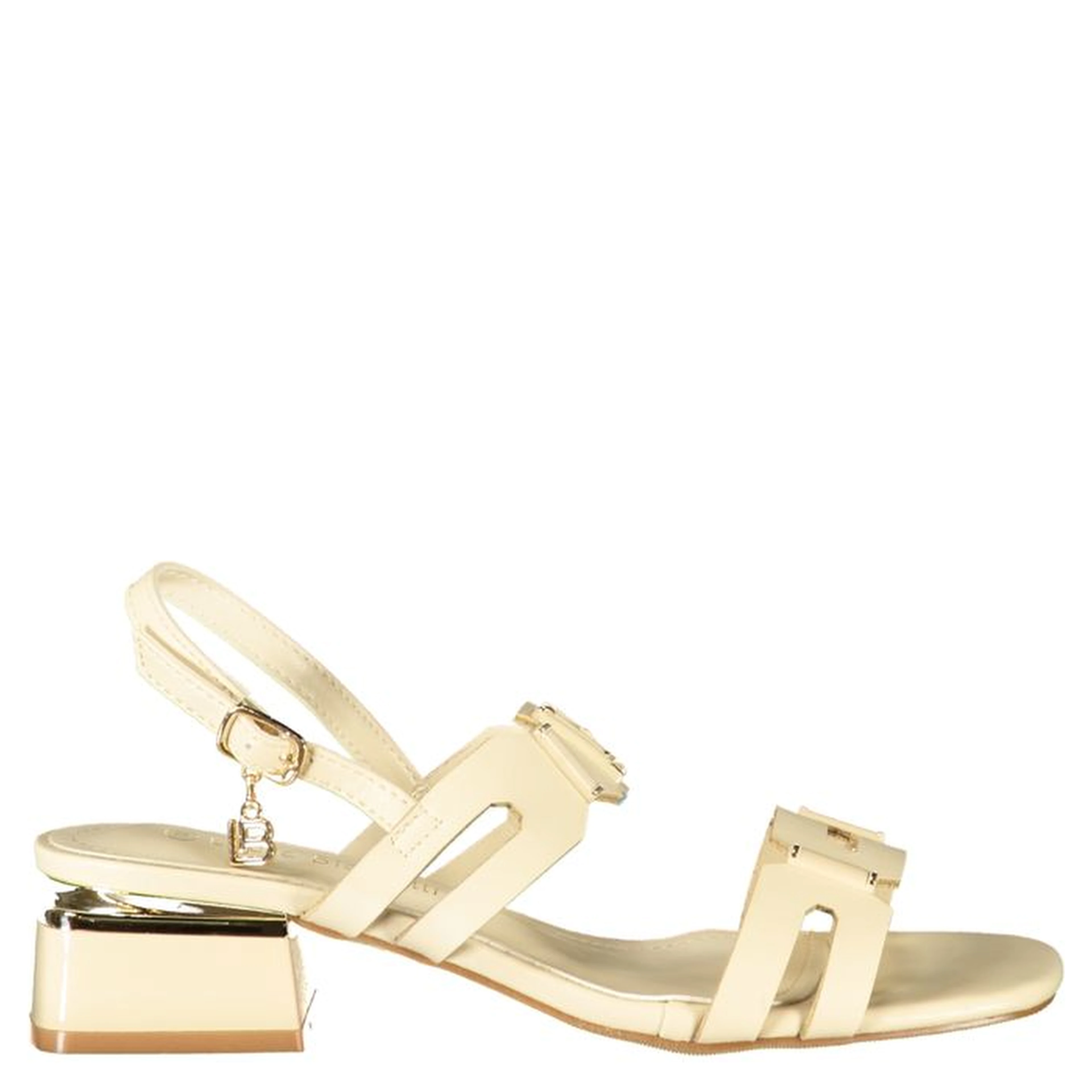 Beige Polyethylene Flat Sandals
