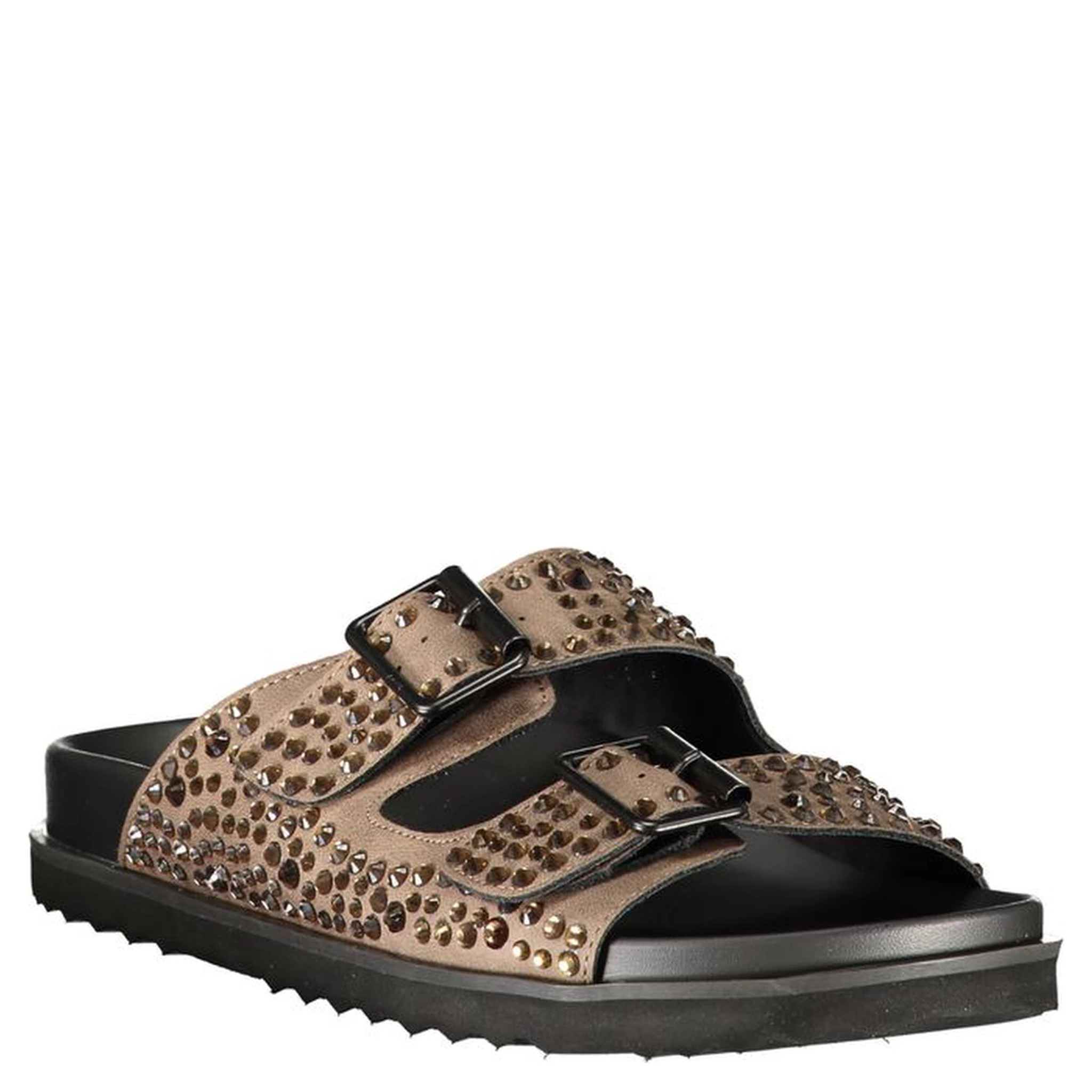 Brown Polyurethane Women's Slipper