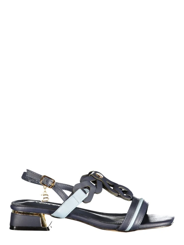 Blue Polyurethane Women's Sandal