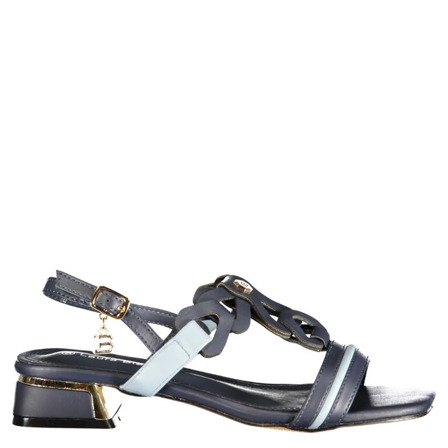 Blue Polyurethane Women's Sandal