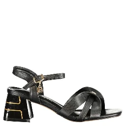 Black Polyethylene Flat Sandals