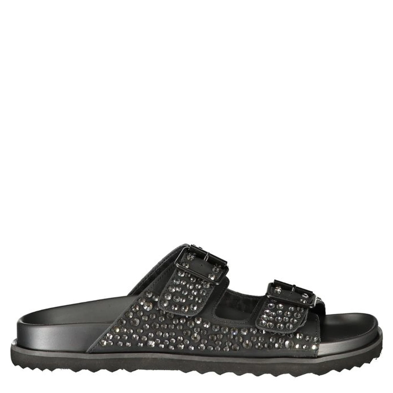Black Polyurethane Women's Slipper