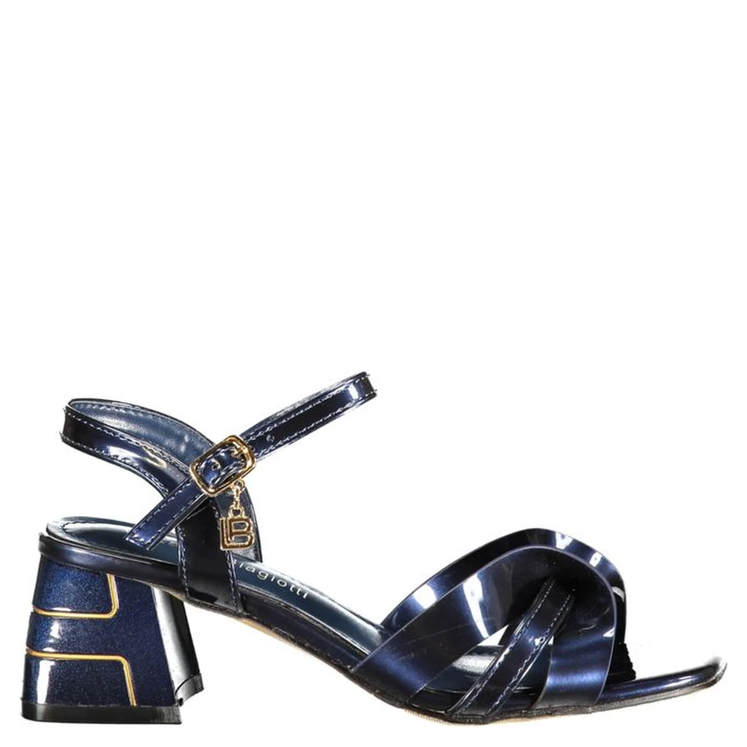 Blue Polyurethane Women's Sandal