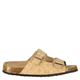 Beige Polyurethane Women's Sandal