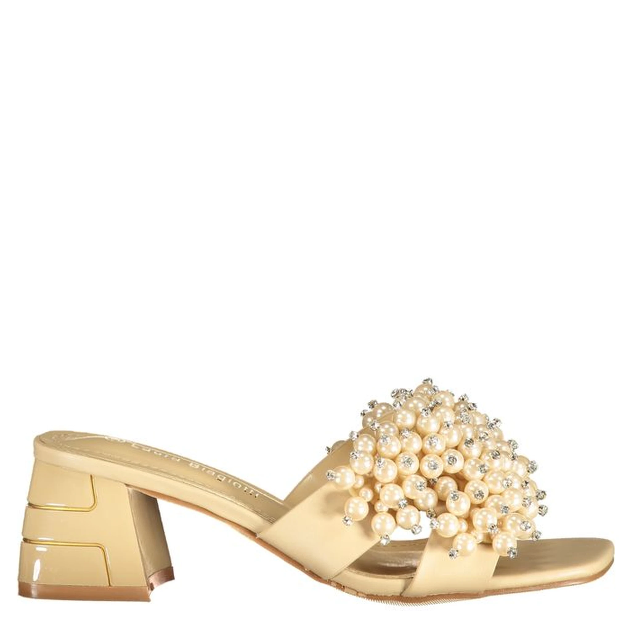 Beige Polyurethane Women's Sandal