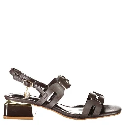 Brown Polyurethane Women's Sandal
