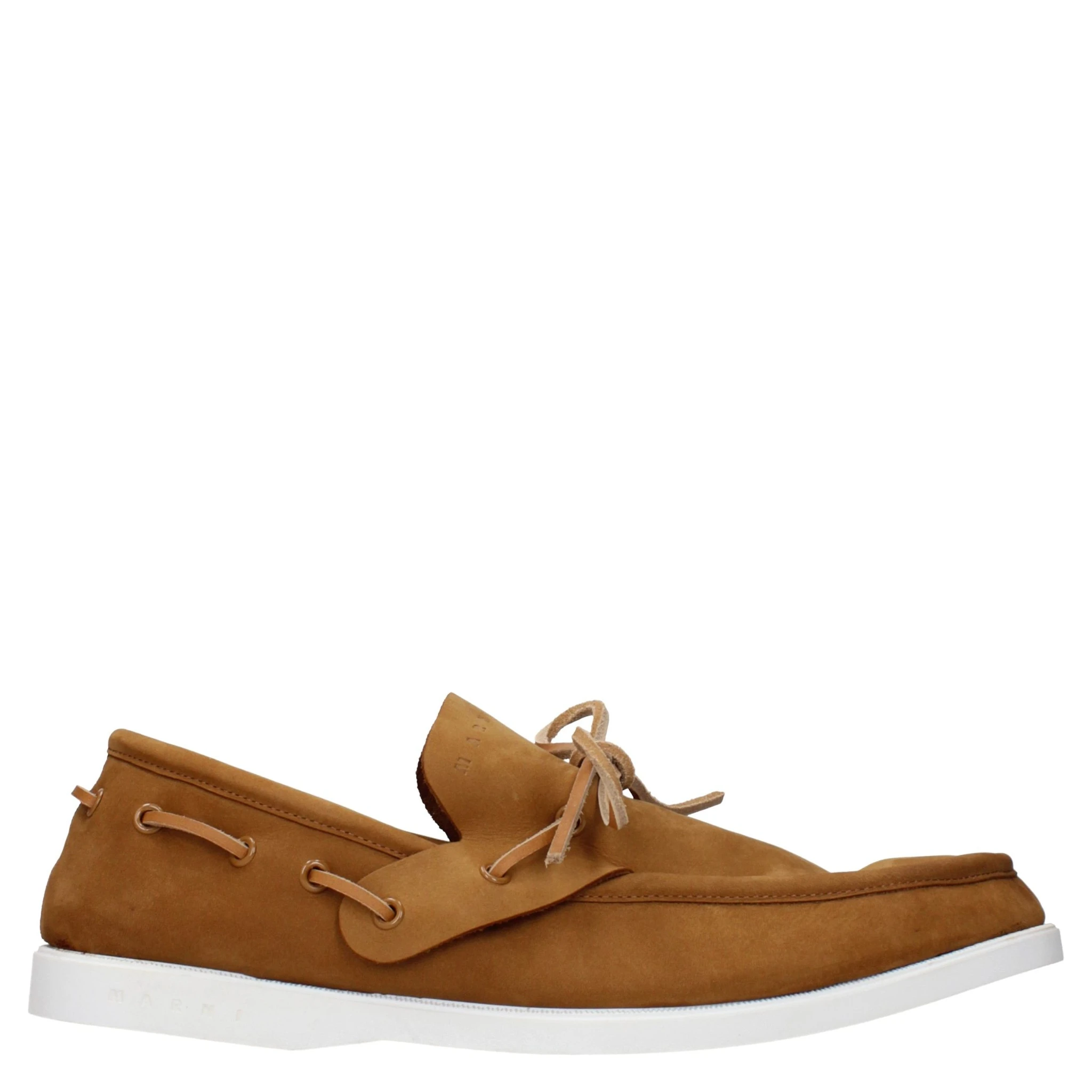 Brown Leather Slip-On Loafers
