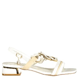 White Polyurethane Women's Sandal
