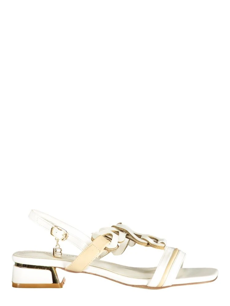 White Polyurethane Women's Sandal