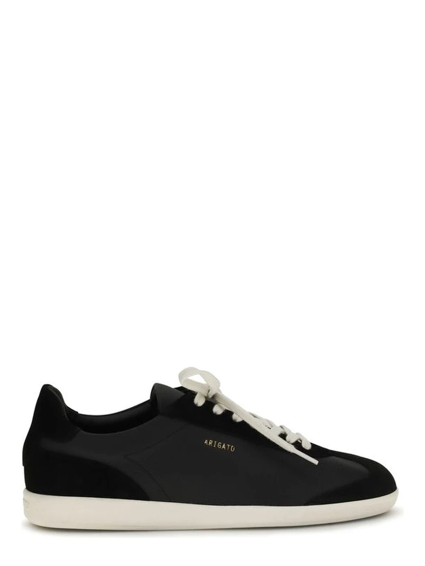 Black Calf Leather Bos Taurus Athletic Sneakers
