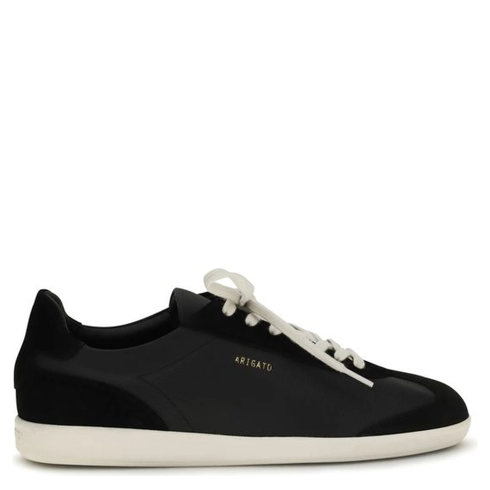 Black Calf Leather Bos Taurus Athletic Sneakers