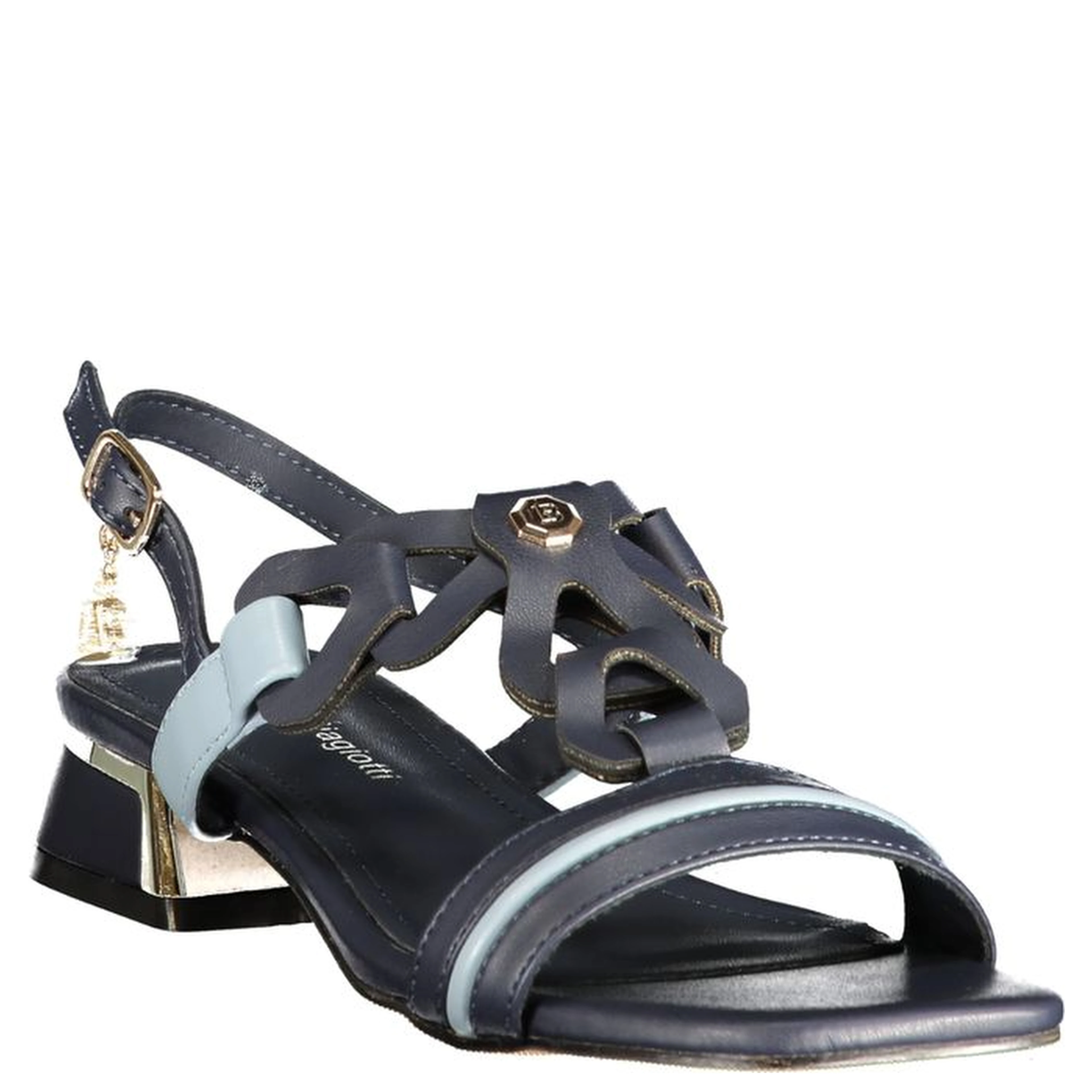 Blue Polyurethane Women's Sandal