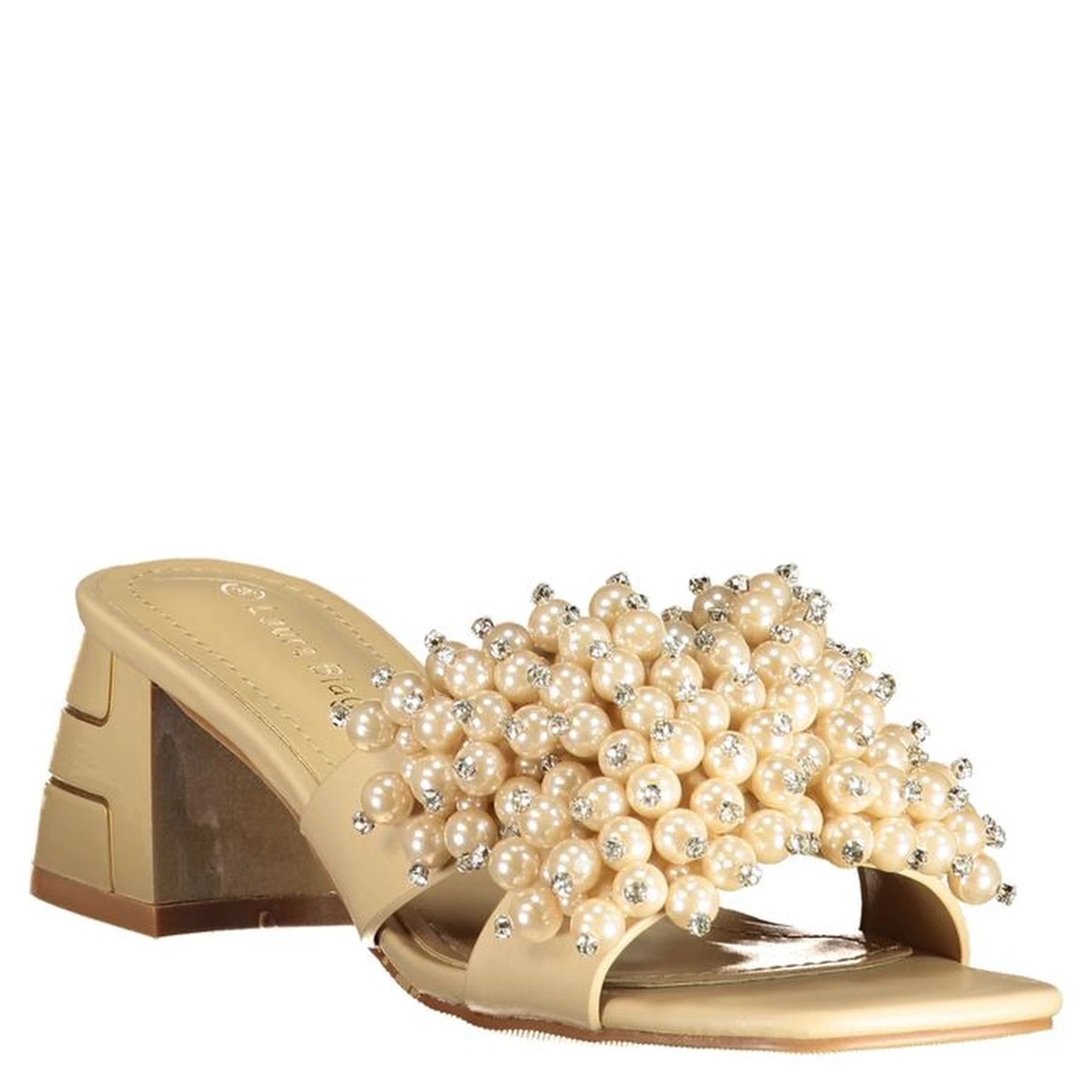 Beige Polyurethane Women's Sandal