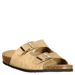 Beige Polyurethane Women's Sandal