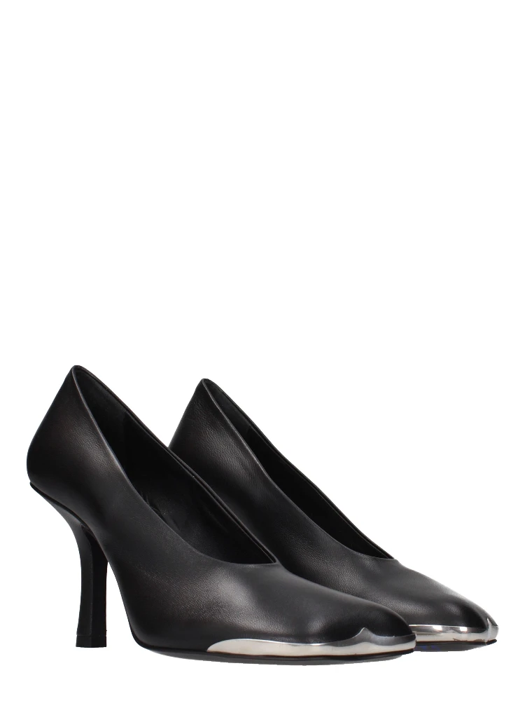 Black Leather High Heel Pumps alternative