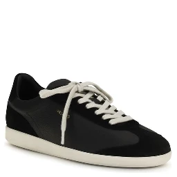 Black Calf Leather Bos Taurus Athletic Sneakers