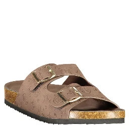 Brown Polyurethane Women's Sandal