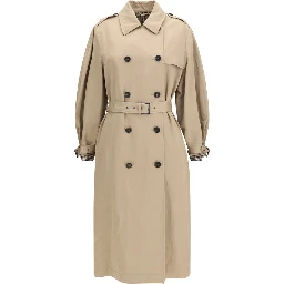 Beige Cotton Coat
